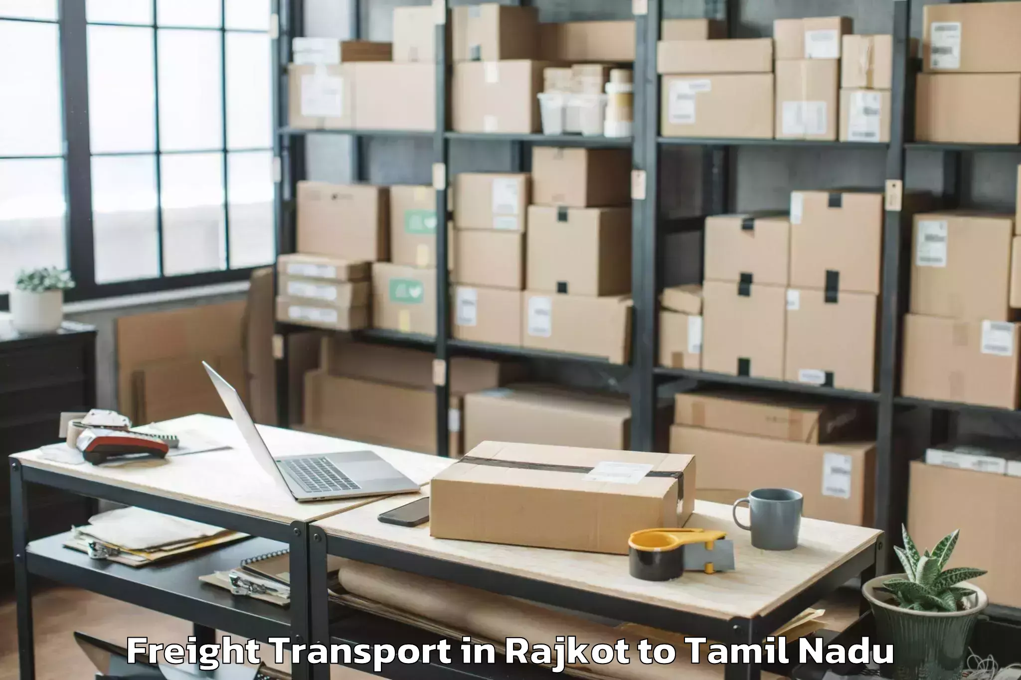 Reliable Rajkot to Nilakottai Freight Transport